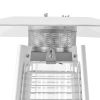 GO 42000 BTU Stainless Steel Material Pyramid Glass Tube Flame Outdoor Heater with Long Strips of Flame with Aluminum Top Reflector Shield Heating Up