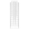 vidaXL H-Shaped Gabion Planter Steel Wire 102.4"x15.7"x47.2"