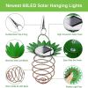 4PCS Solar Pineapple LED Lights Waterproof Hanging Lantern Garden Decor 60 LEDs