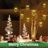 4PCS Solar Pineapple LED Lights Waterproof Hanging Lantern Garden Decor 60 LEDs