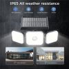 LED Solar Motion Sensor Light Outdoor Security Garden Dusk to dawn Flood Light