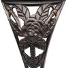 42.5 inch Outdoor Cast Aluminum Leisure Rose Couple Bench--YS