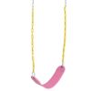 Heavy Duty Swing Seat Set Accessories Replacement Swings Slides Gyms Outdoor Pink