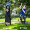 Gardtech Ninja Wheel Obstacle; Swing Spinning Wheels - Gymnastic Wheel;  Swing Wheel for Backyard Warrior Obstacle Course Jungle Gym Slackline Kits (B