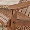 Hollywood outdoor foldable solid wood ADIRONDACK Dark Brown chair