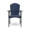 Outdoor Weather Resistant Acacia Wood Adirondack Dining Chairs (Set of 2)