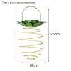 4PCS Solar Pineapple LED Lights Waterproof Hanging Lantern Garden Decor 60 LEDs