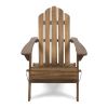 Hollywood outdoor foldable solid wood ADIRONDACK Dark Brown chair