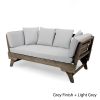 Gray Acacia soil Convertible Outdoor Sofa Daybed