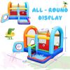 Inflatable Jumper Bounce House - Playground Backyard Playhouse Park Jumping Castle with Splash Pool &amp; Beach Volleyball Plus Heavy Duty Blower for