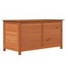 vidaXL Patio Cushion Box Brown 39.4"x19.7"x22" Solid Wood Fir