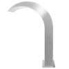 vidaXL Pool Fountain Stainless Steel 17.7"x11.8"x25.6" Silver