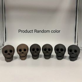 1/4/8/12pcs, Halloween Fire Pit Skull Ceramic Props, Reusable Fireproof Skull Fire Pit, Halloween Decor For Party, BBQ, Fire Pit ,Fireplace, Gas (quantity: 12pcs)