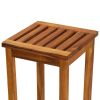 5 Piece Patio Dining Set Solid Wood Acacia
