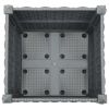 vidaXL Raised Bed 15.7"x15.7"x15" Polypropylene