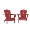 HDPE Adirondack Chair; Fire Pit Chairs; Sand Chair; Patio Outdoor Chairs; DPE Plastic Resin Deck Chair; lawn chairs; Adult Size ; Weather Resistant fo